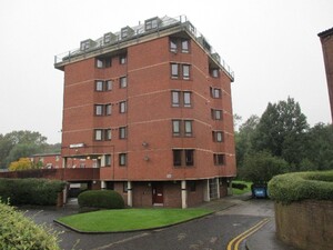 The exterior of our Arundel Court block of flats in Blackley.