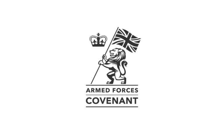 The Armed Forces Covenant logo.