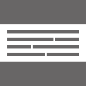 A screenshot of the Screen Mask icon from the Recite Me toolbar.