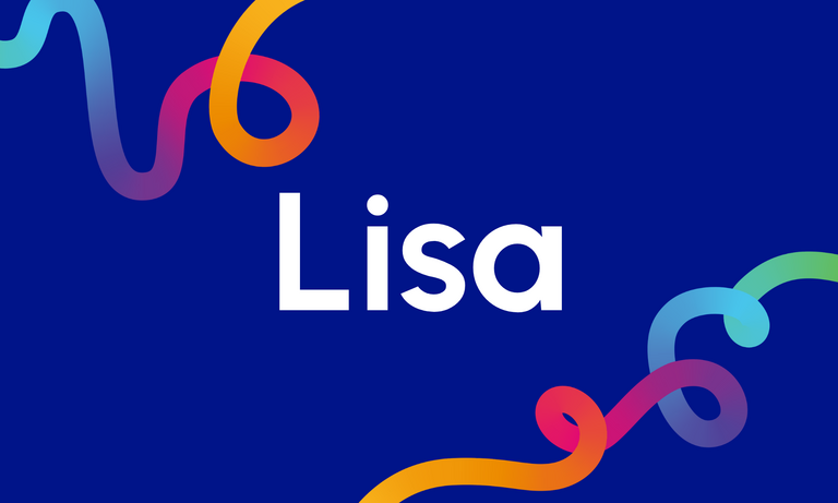 A name card for Lisa Coates, a member of our Customer Scrutiny Panel. It reads 'Lisa' and includes the multicoloured Be One Homes brand threads.