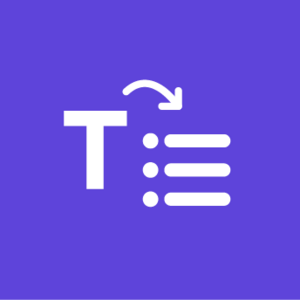 A screenshot of the Simplify Content icon from the Recite Me toolbar.