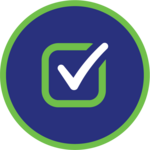 A checkmark icon.