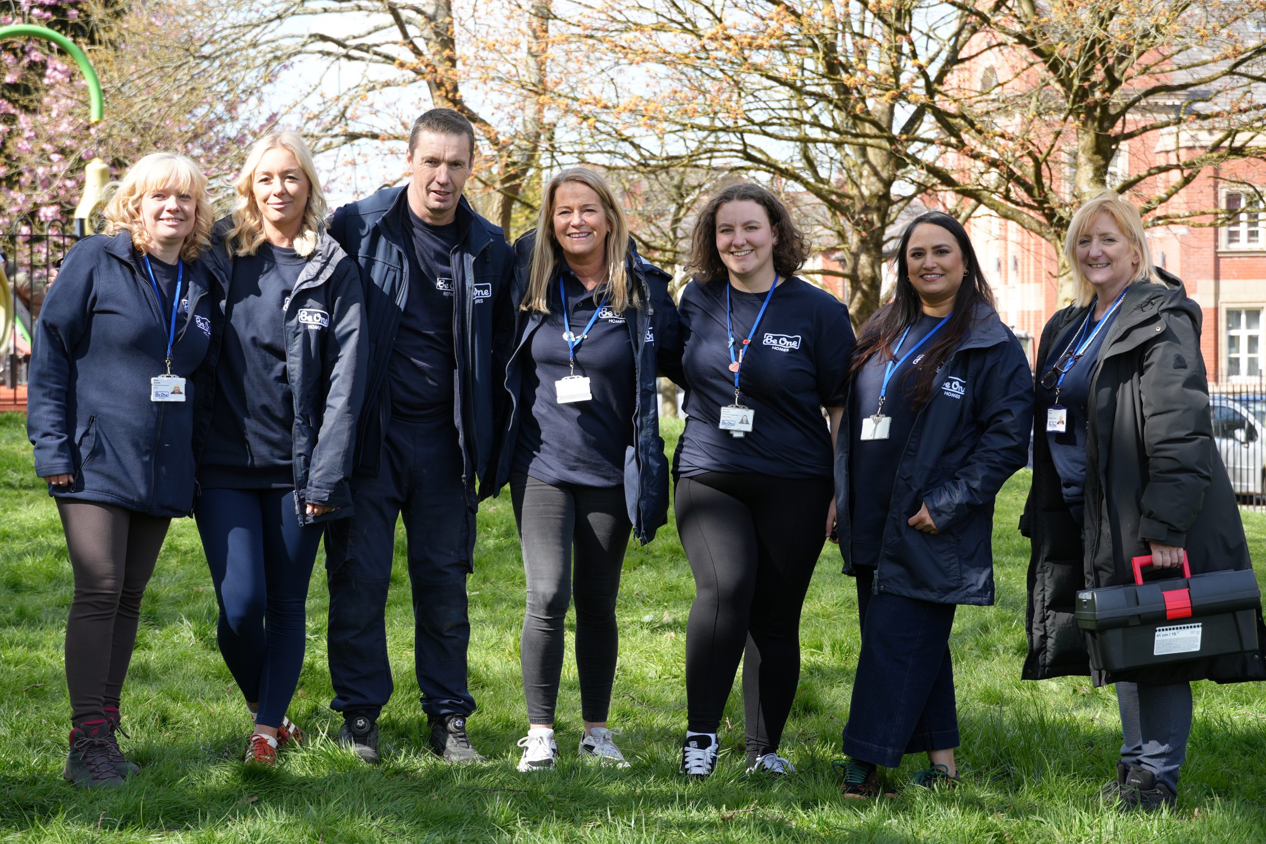 A group photo including members of our Farnworth Focus Team. These colleagues will also be supporting the Deane Focus Team project.