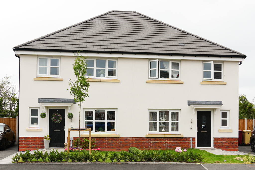 New affordable homes at the Inverbeg Drive development in Breightmet.